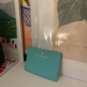 Light blue Kate Spade card case
